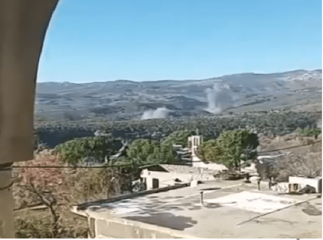 إسرائيل تقصف مواقع في جنوب لبنان