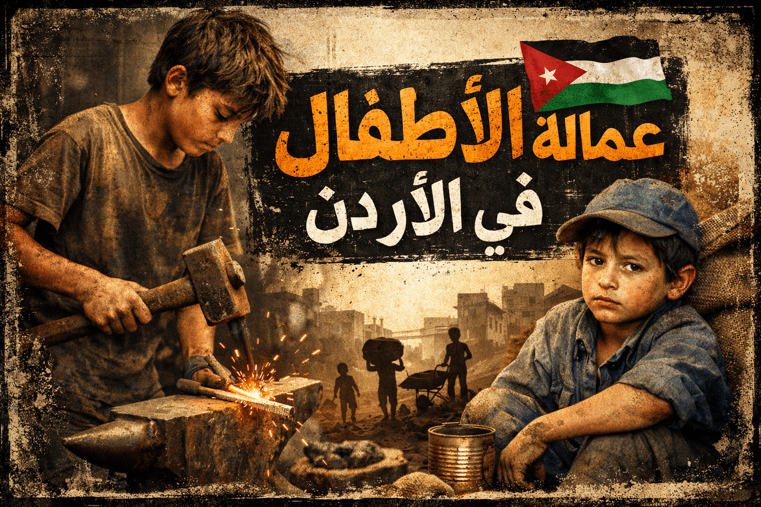 عمالة الأطفال في الاردن : طفولة ضائعة ومستقبل مهدد