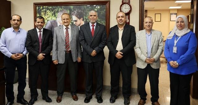 مدير عام الهيئة الهاشمية للمصابين العسكريين يزور مدير عام مؤسسة التدريب المهني