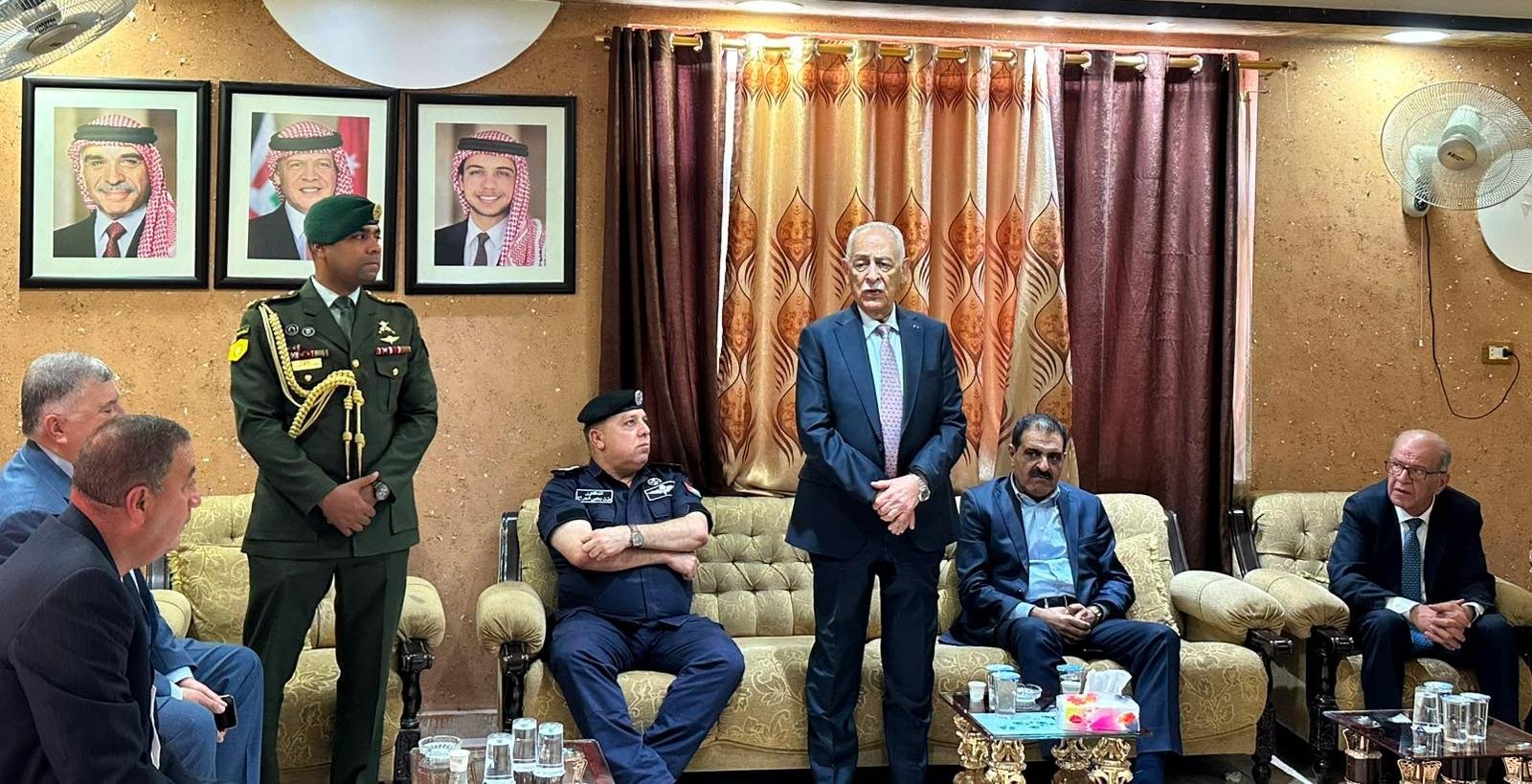 مندوبا عن الملك وولي العهد.. العيسوي يعزي العظامات والبدارين وحفار والحاج حسن
