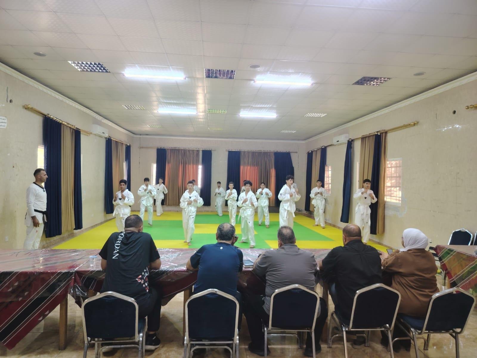 اتحاد التايكواندو الأردني يزور مراكز شبابية في عجلون